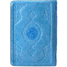 Çanta Boy Kur'an-I Kerim (Mavi Renk, Kılıflı, Mühürlü)