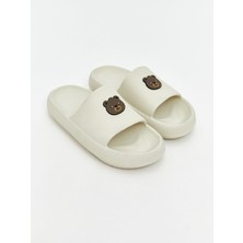 Lc Waikiki Yeni Sezon Ayı Teddy Baskılı Kadın Terlik