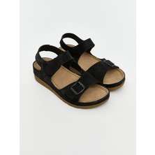 Lc Waikiki Yeni Sezon Süet Görünümlü Kadın Sandalet