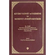 Kitabül Enva Vel-Ezmine ve Marifet Ayanil-Kevakib / Ibn Asım