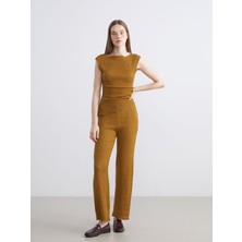 Lc Waikiki Yeni Sezon Beli Lastikli Dokulu Kadın Pantolon