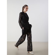 Lc Waikiki Yeni Sezon Beli Lastikli Dantelli Kadın Pantolon