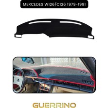 Mercedes W126/C126 1979-1991TORPİDO Koruma Halısı Siyah Kenar