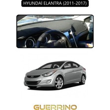 Hyundai Elantra 2011-2017TORPİDO Koruma Halısı Siyah Kenar