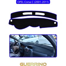 Opel Corsa C (2001-2011)TORPİDO Koruma Halısı Mavi Kenar