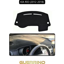 Kia Rio 2012-2018TORPİDO Koruma Halısı Siyah Kenar