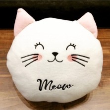 Sevimli Kedi Tasarımlı  Yastık