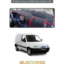 Peugeot Partner Torpido Sag Kapaklı Eski Torpido Koruma Halısı Gri Kenar