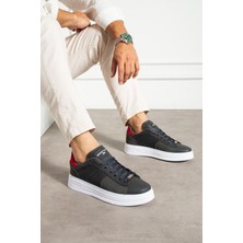 Erkek Sneaker F47 Füme Beyaz Günlük Spor Ayakkabı Yüksek Taban Rahat Tasarım