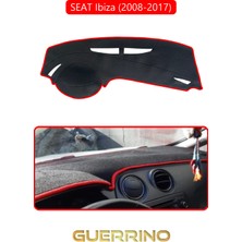 Seat Ibiza (2008-2017)TORPİDO Koruma Halısı Kırmızı Kenar
