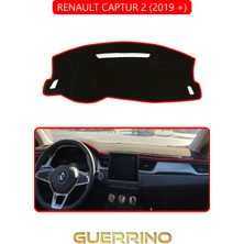Renault Captur 2 (2019 +)Torpido Koruma Halısı Kırmızı Kenar