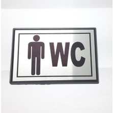 Küçük Boy Bay Wc Yönlendirme Tabelası 10 x 7 cm