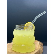Pipetli Üzüm Bardak  Borosilikat Kokteyl ve Kahve Sunum Bardağı