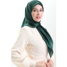 Jan Jan Şifon Eşarp 70311-11 Zümrüt Yeşili