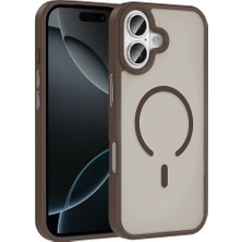 Nezih Case Apple Iphone 17 Kılıf Kamera Çıkıntılı Magsafe Şarj Destekli Metal Tuşlu  Yumuşak Mat Kapak