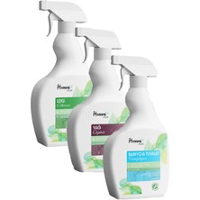 Homm Clean Leke Çıkarıcı 750 ml + Yağ Çözücü 750ML + Banyo&tuvalet Temizleyici 3'lü Set