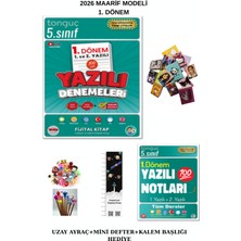 Tonguç 5. Sınıf 1. Dönem Yazılı Notları ve Yazılı Denemeleri 1 ve 2. Yazılı 2 Li Kitap (Uzay A.+Mini D.+Kalem B.)2026 Yeniürün