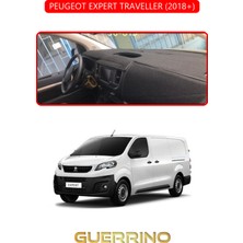 Peugeot Expert Traveller 2018+TORPİDO Koruma Halısı Kırmızı Kenar
