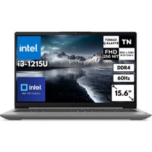 Lenovo Ideapad 3 15IAU7 I3-1215U 24 GB 2 Tbssd UHD Graphics 15.6" Fhd Freedos Notebook 82RK0188TXAT14