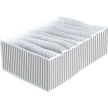 8 Bölmeli  Xl Pratik Bölmeli Çekmece Düzenleyici Organizer(Iç Çamaşırı Kravat Çorap Düzenleyici)