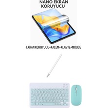 iPad 9.nesil 10.2 Uyumlu Ekran Koruyucu Klavye Mouse Set