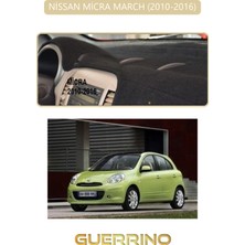 Nissan Micra March 2010-2016TORPİDO Koruma Halısı Bej Kenar