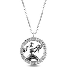 925 Ayar Gümüş Başak Burcu Kolye