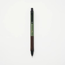 Uni-Ball Uniball Kuru Toga Wood 0,5 mm Yeşil Renk Ahşap Gövdeli Mekanik Kurşun Kalem Ergonomik Tasarım