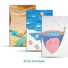Üçlü Çizgili Defter Seti: Bir Düş: Içinde Yüzülen