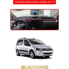 Cıtroen Berlingo 2008-2017TORPİDO Koruma Halısı Kırmızı Kenar