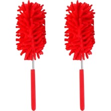 Mikrofiber Başlıklı Teleskobiktoz Alma Püskülü Duster - Büyük Boy