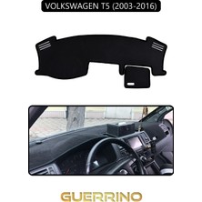 Volkswagen T5 (2003-2016)TORPİDO Koruma Halısı Siyah Kenar