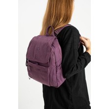 Kadın Sırt Çantası Ultra Hafif Poliamid Kumaş Su Geçirmez Kapaklı Günlük Sırt Çantası 29*27 cm