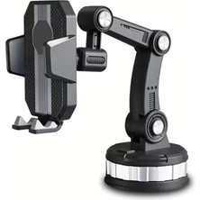 Çift Taraflı Vakumlu Manyetik Uzayabilir Esnek Güçlü Araç Içi Telefon Tutucu