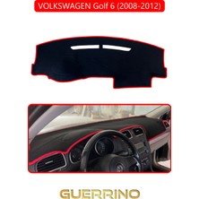 Volkswagen Golf 6 (2008-2012)TORPİDO Koruma Halısı Kırmızı Kenar
