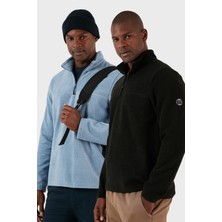 Buratti Slim Fit Yarım Fermuarlı Yumuşak Dokulu Şardonlu 2'li Paket Polar Erkek POLAR 59060011S2