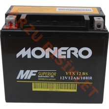 Monero Akü Ytx 12 Bs (150-86-131MM)