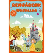 Çocuklar Için Hayal ve Odak Geliştirici Rengarenk Masallar Turuncu Kitap