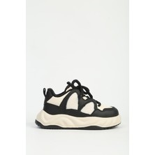 Benetton Çocuk Spor Ayakkabı Siyah Beyaz Ithal BNI-12031