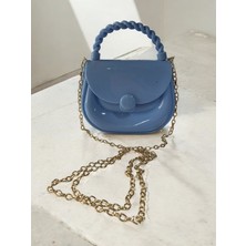 Cüzdan Boy Uzun Zincir Askılı Silikon Çanta