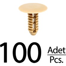 Alpha Auto Part Fiat Ducato Için Döşeme Klips-Bej- 100 Adet