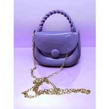 Cüzdan Boy Uzun Zincir Askılı Silikon Çanta