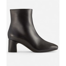 Clarks Fernie Zip Black Leather, M; 3 Kadın Siyah Topuklu Bot 26182935