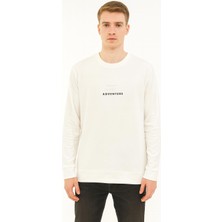 Erkek Slim Fit Uzun Kol Sıfır Yaka SWEATSHIRT-7390