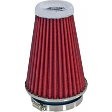 Carub Ses & Performans Arttırıcı Açık Hava Filtresi Uzun Tip Kırmızı +6 Hp Aparatlı Üniversal