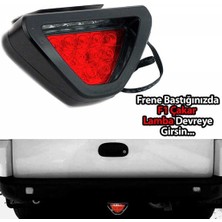 Fren Lambası F1 Çakar Üçgen 12CM Kırmızı