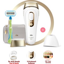 2 Başlıklı ( Yüz&vücut) Epilasyon Cihazı ,ıpl Silk·expert Pro 5, Evde Tüy Alma Venus Tıraş Makinesi,  Uzun Ömürlü Kullanım +  Çanta (Onerous)