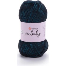 Melody - Parlak El Örgü Ipi Petrol YEŞILI-890