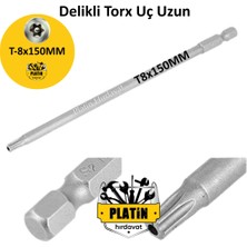 Torx Uzun Delikli TORX150MM S2 Çelik Bits Uç