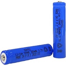 3.7V Li-Ion 10440 - 320 Mah 1c Şarjlı Pil Başlı